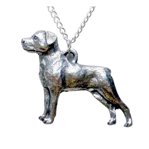 GG Harris Other - Rottweiler Dog Necklace 1558